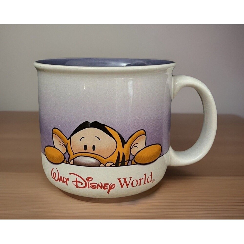 Walt Disney World Tigger Purple Peek-a-Boo Coffee Mug 16oz